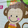 Дитячий килимок CUTYSTAR 200*180*1 см складаний двосторонній антиковзний Rainbow Deer/Dream Track, фото 2