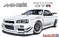 Збірна модель авто Aoshima 05986 Nissan Skyline GT-R R34 BNR3 1/24