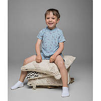 Домашній дитячий костюм Trendy Tot 03-01235 шорти та футболка від 1,5 до 9 років - синій, 92 см (2 роки)