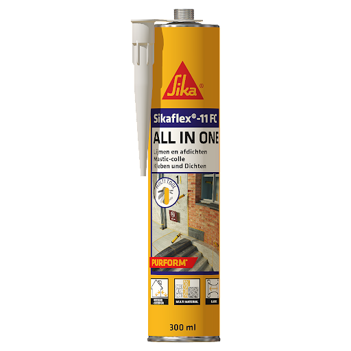 Клей-герметик Sika Sikaflex-11FC All-in-One Purform - 300мл (Бел,беж,сер,коричн,черн)