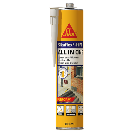 Клей-герметик Sika Sikaflex-11FC All-in-One Purform - 300мл (Бел,беж,сер,коричн,черн), фото 1