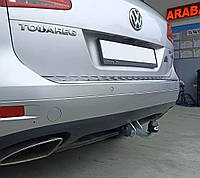 Фаркоп Volkswagen Touareg 2002-2018 (Фольксваген Туарег) оцинкованный на болтах