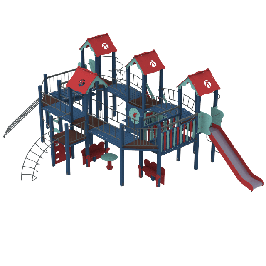 Дитячі ігрові комплекси для дитячих майданчиків KIDIGO