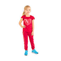 Спортивні брюки для дівчат ТМ Модний карапуз - кораловий, 128 см (8 років)