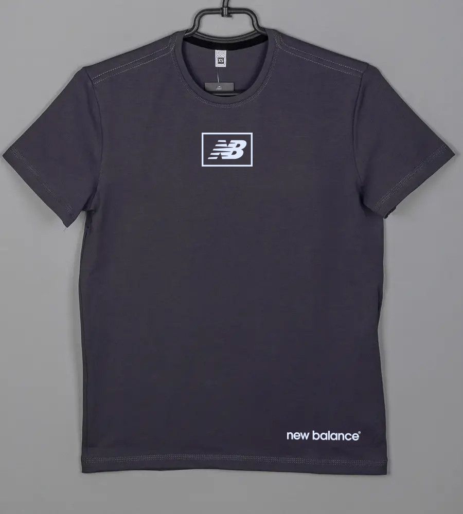 Футболка юніор New Balance 2410п (Уп.4шт XS, S), Графіт, фото 1