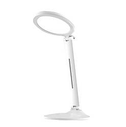 Настільна кругла LED-лампа 7790 3 режими колірної температури складана акумуляторна сенсорна 12155-67556