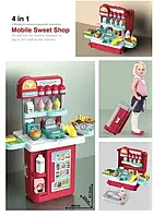 Дитячий ігровий набір Трюмо (лялька, фен, аксесуари, на батарейках, складається у валізу) 8257