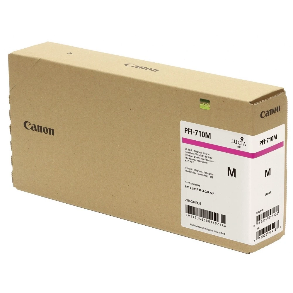 Картридж Canon PFI-710M для плотерів TX-2100/TX-3100/TX-4100, Magenta, 700 мл