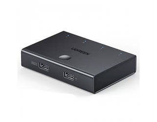 KVM USB-контролер UGREEN 4-портовий USB-контролер синхронізації Black (CM228)