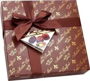 Шоколадні цукерки в подарунковій коробці Maitre Truffout, 200 г, Бельгія
