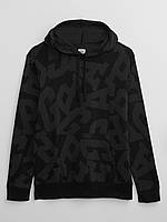 Худи пуловер Gap Logo Pullover Hoodie logo чорний розмір L