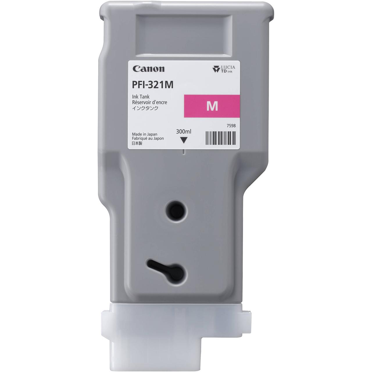 Картридж Canon PFI-321 для TM-350, TM-355, TM-250, TM-255, Magenta, 300 мл, фото 1