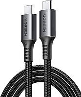 Кабель зарядный Ugreen Type-C 5А 100W Fast Charging Cable PD3.0 SCP BC1.2 5A 3 м Black (US555)