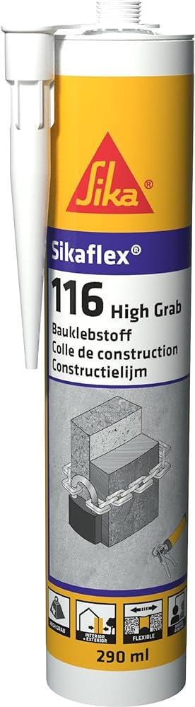 SikaFlex-116 High Grab Конструкційний клей з високою хваткою 250 мл