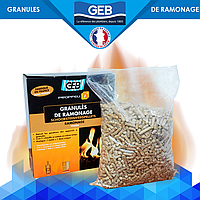 Гранули для чищення димоходів твердопаливних котлів, камінів, печей GRANULES DE RAMONAGE GEB 1,5 кг