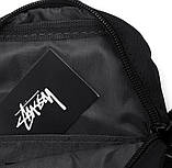 Сумка через плечо Stussy 19x16 черный Белый Черный, фото 6