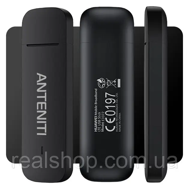 Модем 3G/4G ANTENITI E3372H-153 USB Stick Black