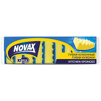 Губки кухонные Novax большие 10 шт. (4823058333632)