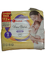 Підгузки Kruidvat skin protect JAMBO Pack newborn "1", 2-5 кг, 112 шт. (Нідерланди)