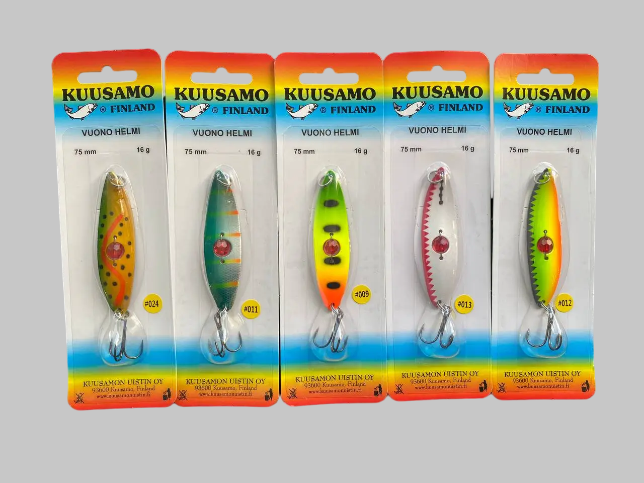 Блешня коливалка Columbia ( Kuusamo ) Vuono Helma 75mm 16g Набір 5шт