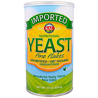 Пищевые дрожжи Nutritional Yeast KAL мелкие хлопья 220 г