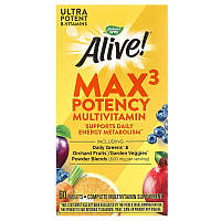 Мультивитамины для мужчин и женщин Nature's Way "Alive! Max3 Daily Multi-Vitamin" (60 таблеток)