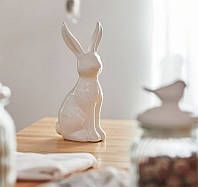 Кролик пасхальный заяц белый 24 см 548459