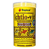 Корм Tropical Ichtio-vit для аквариумныx рыб в xлопьяx 500 мл (5900469770054)