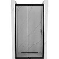 Дверь для душевой ниши MEXEN Apia стеклянная 190x105см черный 213206 MEX-845-105-000-70-00