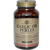 Чесночное масло (Garlic Oil Perles) Solgar концентрат 250 капсул