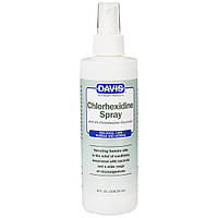 Спрей для собак и кошек с заболеваниями кожи Davis Chlorhexidine Spray с 4% хлоргексидином 237 мл