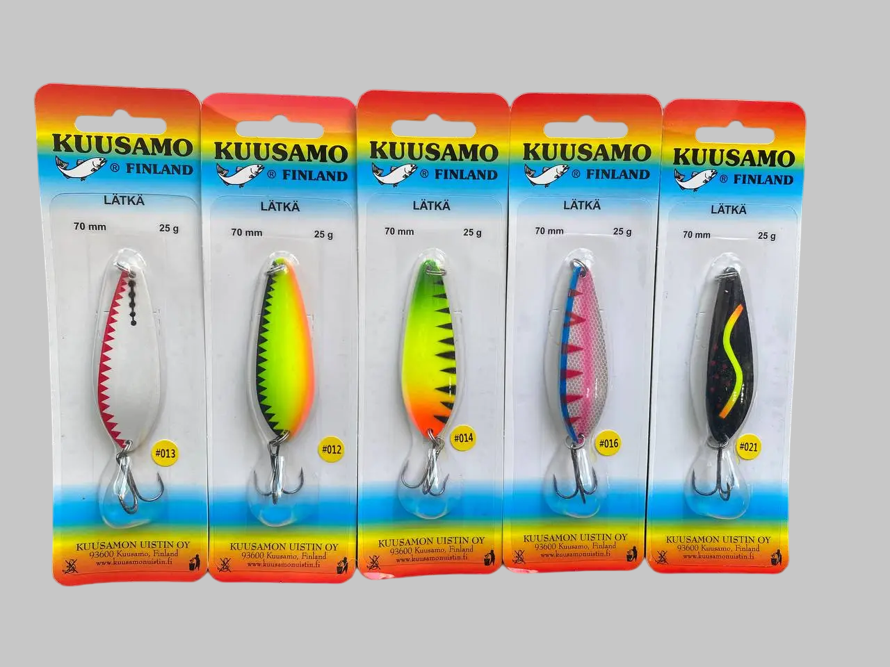 Блешня коливалка Columbia ( Kuusamo ) Latka 70mm 25g Набір 5шт