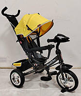 Велосипед дитячий 3-колісний 6588-69-584 Жовтий, колеса ПІНА