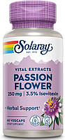 Пассифлора экстракт Passion Flower Aerial Extract Solaray 250 мг 60 вегетарианских капсул
