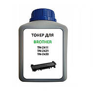 Тонер для Brother TN-2421 (чорний порошок), 80 грамів / флакон на одну заправку