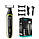 Тример VGR One Blade Waterproof Shaver Black&Green акумуляторний тример для бороди та вусів V-017, фото 5
