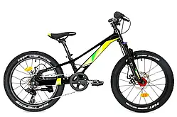 Велосипед Crosser XMB 20" (7S магній) черно-желтый