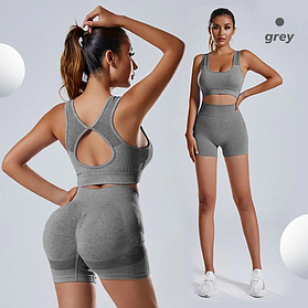 Жіночий комплект для фітнесу (шорти і топ) спортивний костюм M