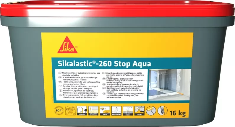 Sikalastic-260 Stop Aqua Рідке Гідроізоляційне Покриття 16 кг