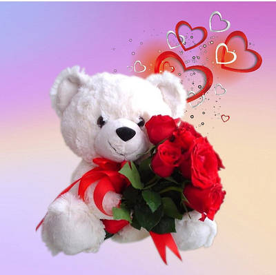 Ведмедики плюшеві