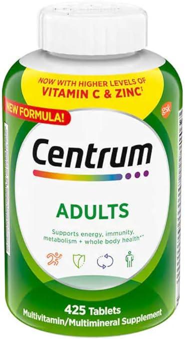 Мультивітаміни Centrum Adults, Family Size 425 (365+60) таблеток