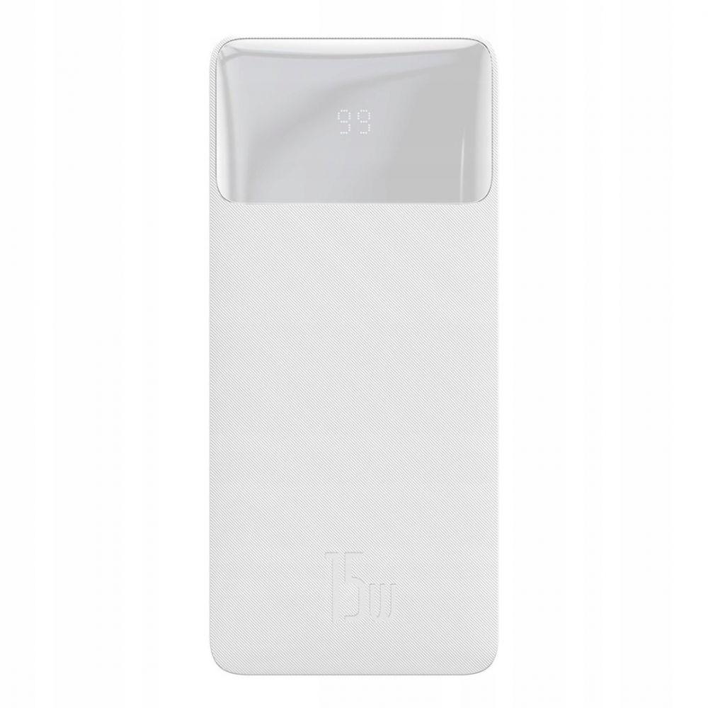 Універсальна Мобільна Батарея Power Bank Baseus Bipow 20W 20000 mAh Cable USB to Micro 25cm (PPBD0503xx) Колір Бiлий, 02