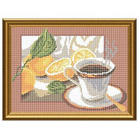 Схема для вишивки бісером Чай з лимоном. Арт. СКМ-41