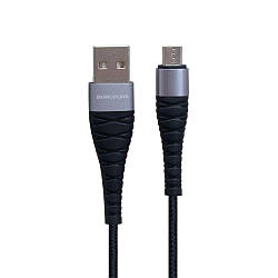 Кабель USB Borofone BX32 Munificent Micro 1m Колір Чорний 6931474710437