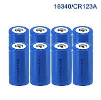 Акумулятори Li-lon 16340 CR123A 3,7V 800mAh