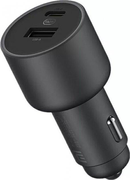 Автомобільний зарядний пристрій Xiaomi Car Charger 1A1C 100 W Black (CC07ZM)