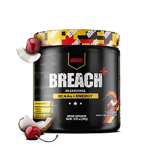 Амінокислоти BCAA  Redcon1 BREACH+ ENERGY 30 порц. ( смак тигряча кров )