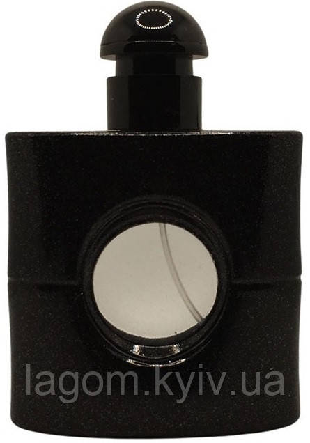 Стеклянный флакон-распылитель для парфюма Opium Black Yves Saint Laurent 50 мл атомайзер спрей чёрный - фото 1 - id-p2103883823