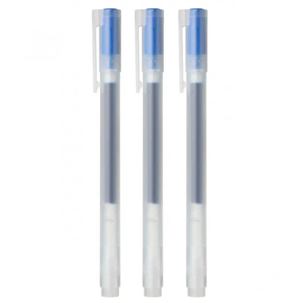 Ручка MUJI гелева синя 0,38 мм GEL-Ink 3 шт. (4548718727698-3)