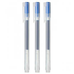 Ручка MUJI гелева синя 0,38 мм GEL-Ink 3 шт. (4548718727698-3)